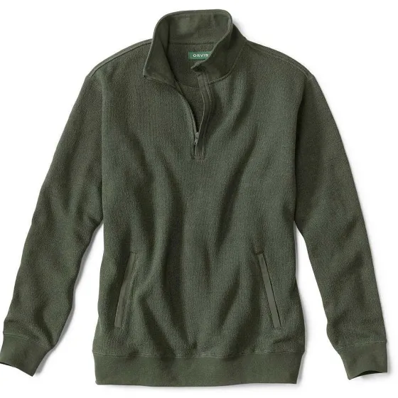 Orvis Sweatshirts|Ultrasoft Quarter-Zip Sweatshirt Dark Pine