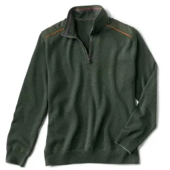 Orvis Sweaters|Upton Quarter-Zip Sweater Dark Pine