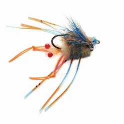 Orvis Saltwater Flies|Vlahos' Combo Crab Blue/Orange