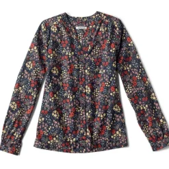 Orvis Shirts|Wander Long-Sleeved Printed Shirt Carbon Artist Floral