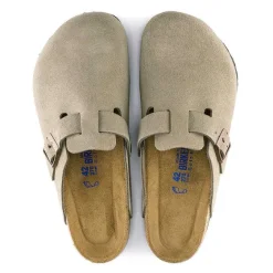 Orvis Sandals|Women'S Birkenstock® Boston Soft Footbed Clogs Taupe C-D