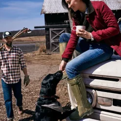 Orvis Boots|Women'S Le Chameau Chasseur Leather-Lined Boots Olive