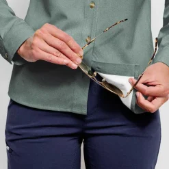 Orvis Shirts|Women'S Long-Sleeved Tech Chambray Work Shirt Forest