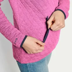 Orvis Sweatshirts|Women'S Outdoor Quilted Snap Sweatshirt Punch