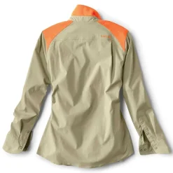 Orvis Shirts|Women'S Pro Lt Hunting Shirt Tan/Blaze