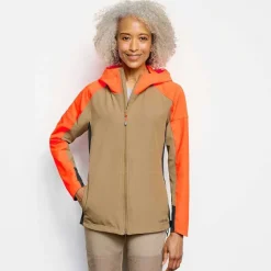 Orvis Jackets|Women'S Pro Lt Softshell Hoodie Blaze Orange