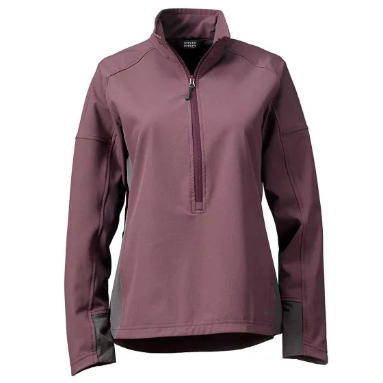 Orvis Jackets|Women'S Pro Lt Softshell Pullover Huckleberry