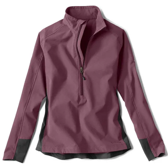 Orvis Jackets|Women'S Pro Lt Softshell Pullover Huckleberry
