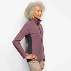 Orvis Jackets|Women'S Pro Lt Softshell Pullover Huckleberry