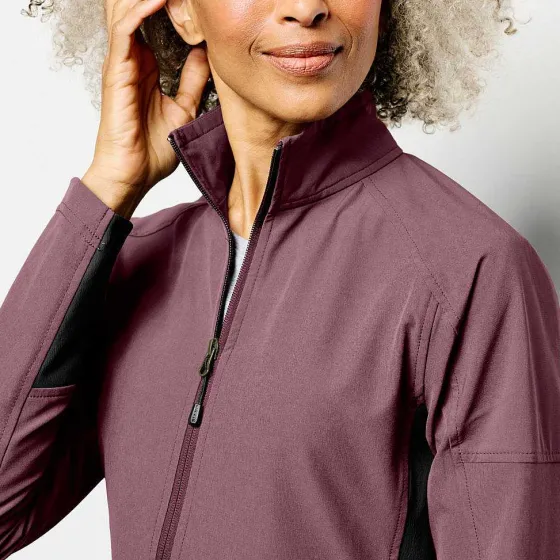 Orvis Jackets|Women'S Pro Lt Softshell Pullover Huckleberry