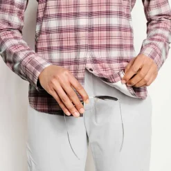Orvis Shirts|Women'S Pro Stretch Long-Sleeved Shirt Lilac Plaid