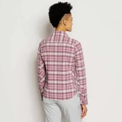 Orvis Shirts|Women'S Pro Stretch Long-Sleeved Shirt Lilac Plaid
