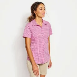 Orvis Shirts|Women'S River Guide Short-Sleeved Shirt Punch Check