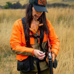Orvis Hunting|Women'S Softshell Hunting Jacket Tan/Blaze