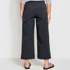 Orvis Pants|Wonder Ripstop Wide-Leg Crop True Navy
